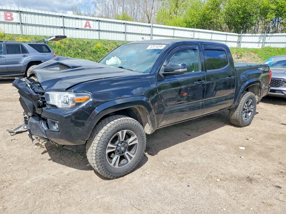 2017 Toyota Tacoma VIN 5TFCZ5AN6HX082975 COPART salvage auction — FRONT END, Mi - Certificate Of Title, sold $6,800 on 2026-07-22 (photo 1)
