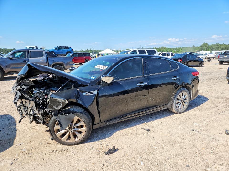 2017 Kia Optima VIN 5XXGU4L37HG172214 COPART salvage auction — FRONT END, TX - SALVAGE VEHICLE TITLE, sold $750 on 2026-07-24 (photo 1)