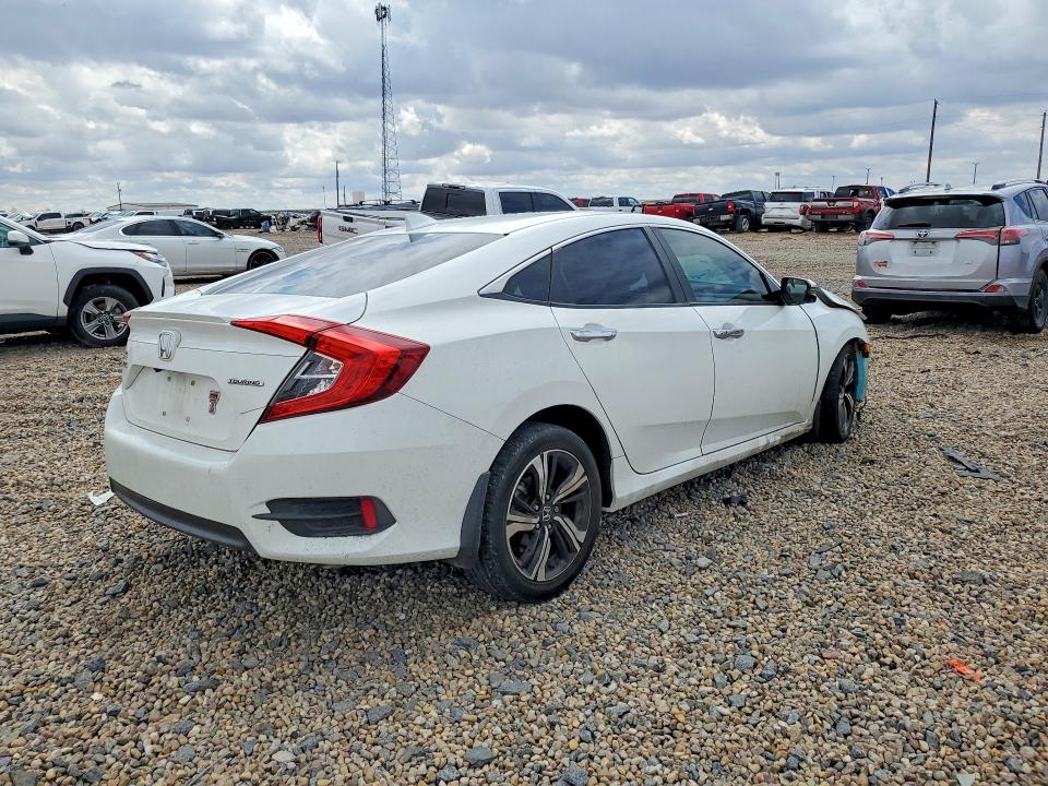 2018 Honda Civic VIN JHMFC1F95JX022807 COPART salvage auction — FRONT END, Tx - Salvage Vehicle Title, sold $1,650 on 2026-07-14 (photo 3)