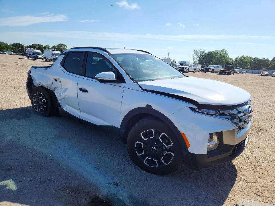 2022 Hyundai Santa cruz VIN 5NTJCDAE5NH037988 COPART salvage auction — UNDERCARRIAGE, Al - Cert Of Title-Salvage Title, sold $5,500 on 2026-07-23 (photo 4)