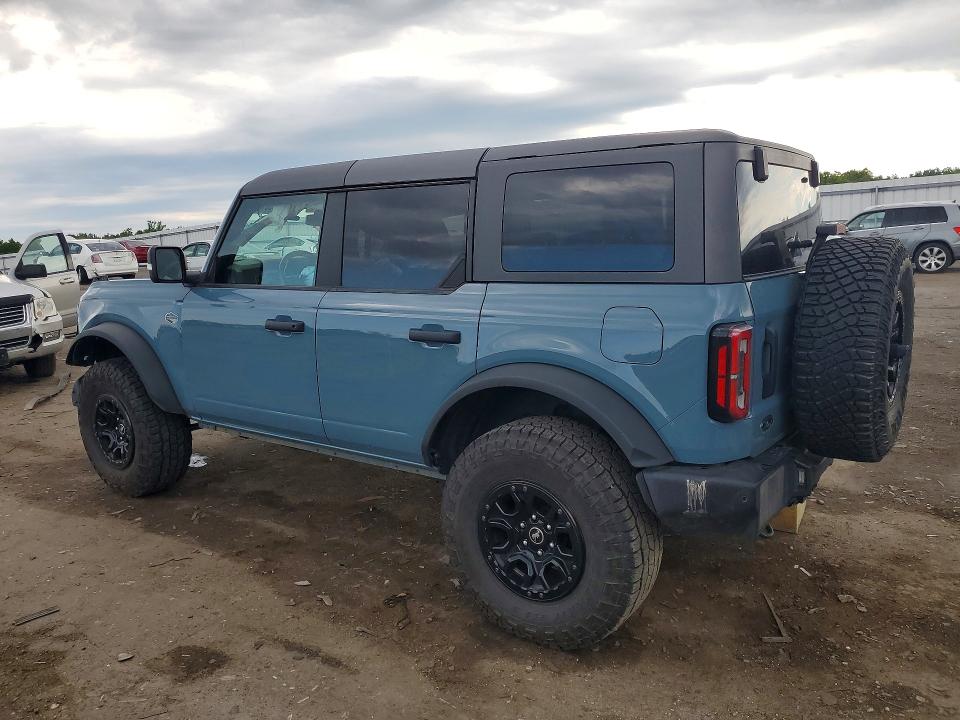 2022 Ford Bronco VIN 1FMEE5DP3NLA96008 COPART salvage auction — FRONT END, Va - Cert Of Title - Salvage, sold $17,600 on 2026-07-29 (photo 2)