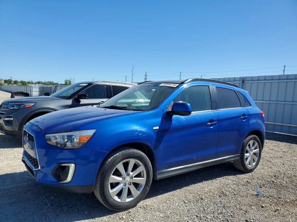 2015 Mitsubishi Outlander VIN 4A4AP4AU3FE057581 COPART salvage auction — HAIL, Ia - Cert Of Title-Salvage Title, sold $80 on 2026-07-29 (photo 1)