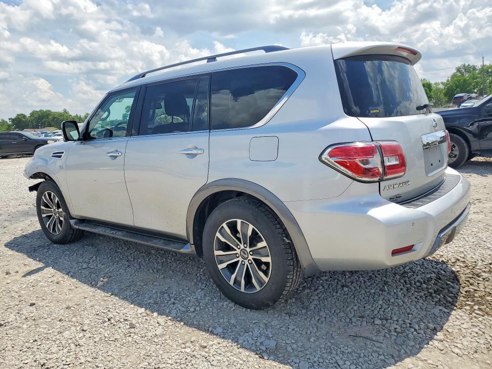 2020 Nissan Armada VIN JN8AY2NC0L9619908 COPART salvage auction — FRONT END, Oh - Cert Of Title-Salvage, sold $8,000 on 2026-07-31 (photo 2)