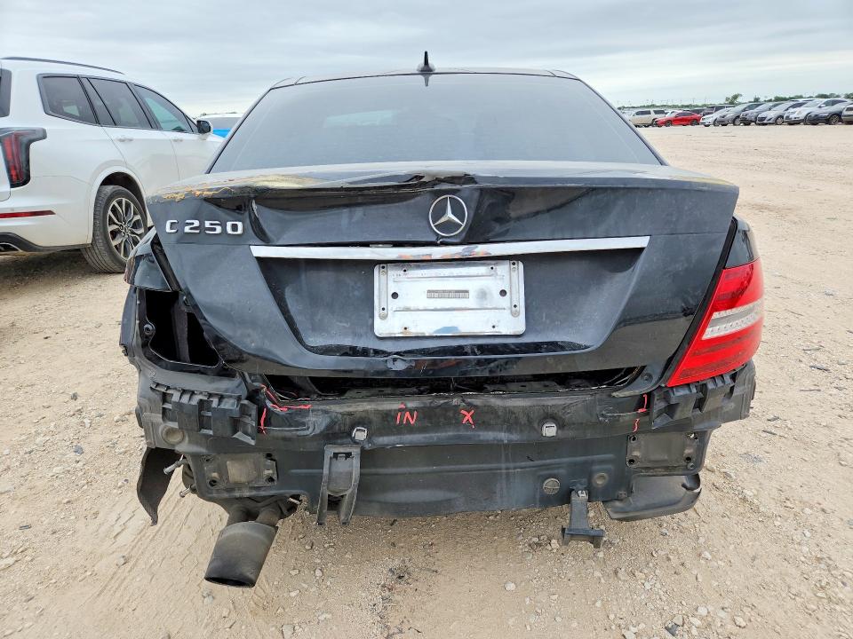 2014 Mercedes-benz VIN WDDGF4HB8EA937387 COPART salvage auction — REAR END, Mo - Salvage Certificate Of Title, sold $850 on 2026-07-09 (photo 6)