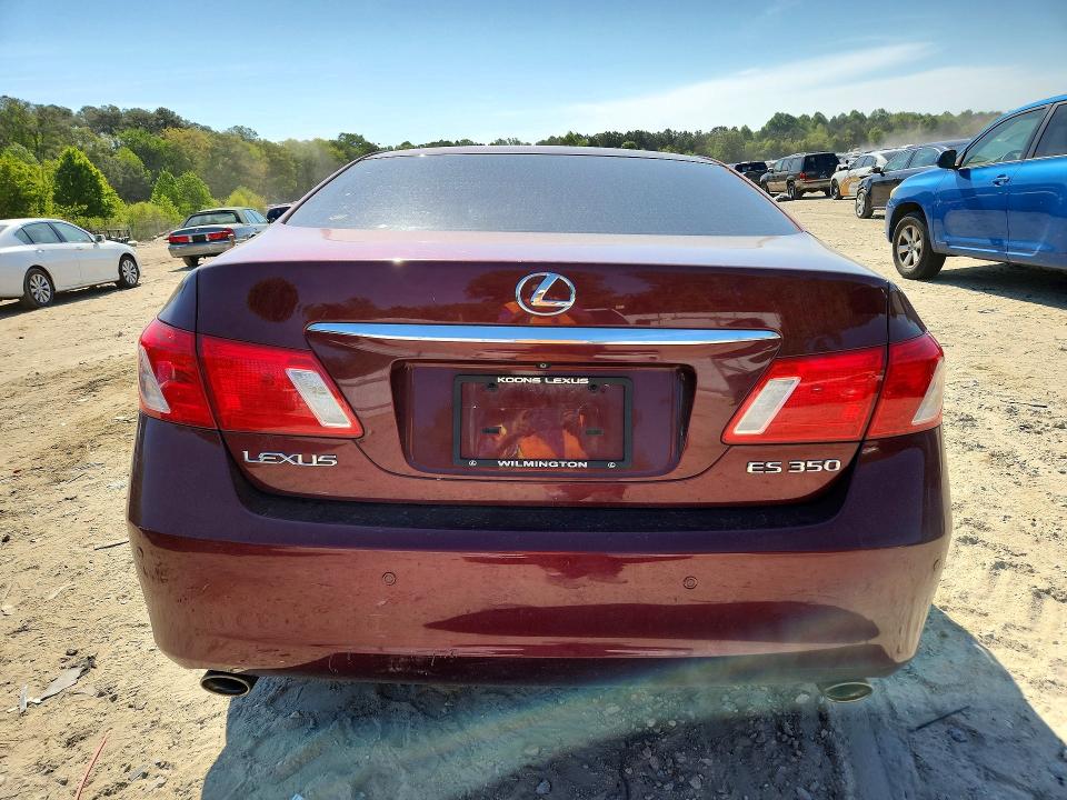 2007 Lexus Es 350 VIN JTHBJ46GX72132102 COPART salvage auction — FRONT END, MD - CERT OF SALVAGE > 75% DAMAGE (P), sold $300 on 2026-07-21 (photo 6)