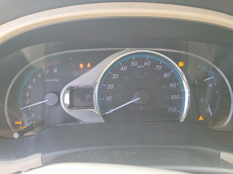 2013 Toyota Sienna VIN 5TDDK3DC7DS050785 COPART salvage auction — REAR END, Oh - Certificate Of Title, sold $5,700 on 2026-07-29 (photo 9)