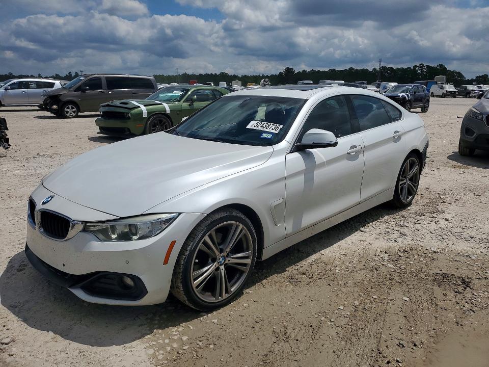 2016 BMW 4er VIN WBA4A9C51GG695212 COPART salvage auction — REAR END, TX - SALVAGE VEHICLE TITLE, sold $3,050 on 2026-07-31 (photo 1)