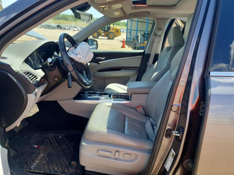 2017 Acura Mdx VIN 5FRYD4H5XHB025286 COPART salvage auction — FRONT END, Co - Salvage Title, sold $2,750 on 2026-07-29 (photo 7)