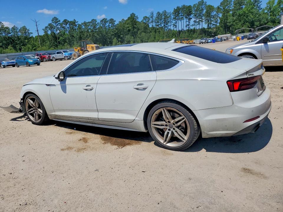 2018 Audi A5 VIN WAUENCF55JA128559 COPART salvage auction — FRONT END, Sc - Cert Of Title-Salvage, sold $3,200 on 2026-07-13 (photo 2)