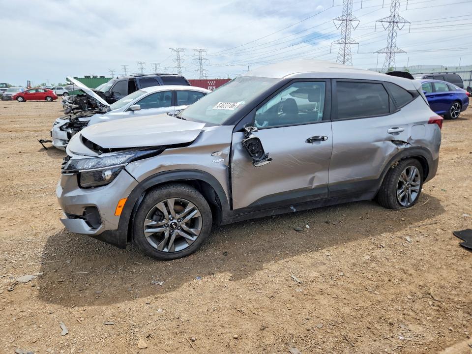 2021 Kia Seltos VIN KNDEPCAA5M7130833 COPART salvage auction — SIDE, Il - Salvage Certificate, sold $825 on 2026-07-28 (photo 1)
