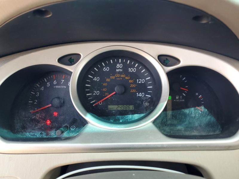 2007 Toyota Highlander VIN JTEDP21A270138578 COPART salvage auction — SIDE, Ia - Cert Of Title-Salvage Title, sold $600 on 2026-07-08 (photo 9)