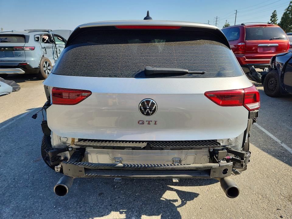 2023 Volkswagen VIN WVW3A7CD9PW175873 COPART salvage auction — REAR END, Ca - Salvage Certificate, sold $9,900 on 2026-07-28 (photo 6)