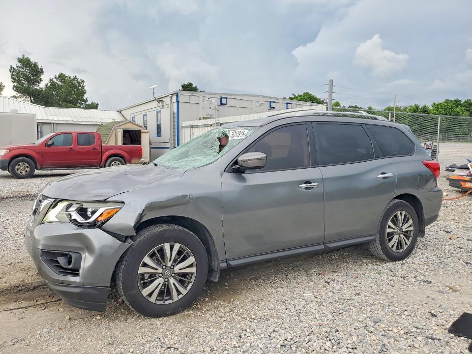 2018 Nissan Pathfinder VIN 5N1DR2MN4JC658523 COPART salvage auction — FRONT END, AR - CERT OF TITLE-SALVAGE, sold $2,650 on 2026-07-06 (photo 1)