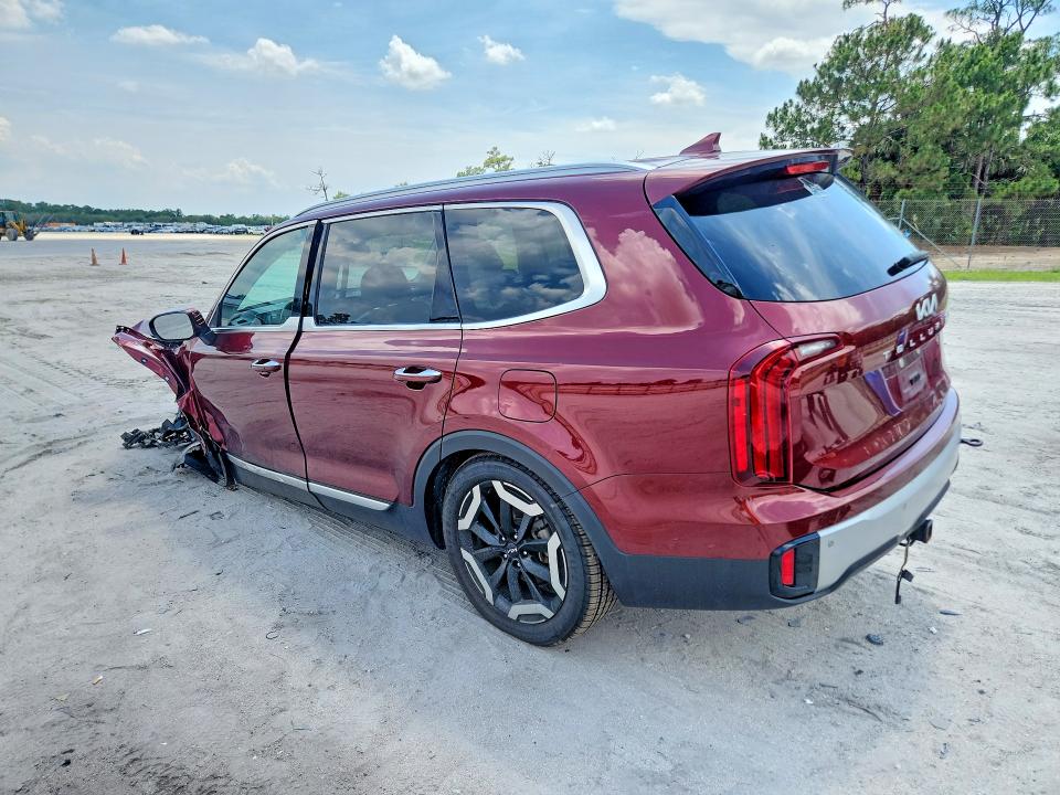 2023 Kia Telluride VIN 5XYP6DGC3PG398250 COPART salvage auction — FRONT END, Fl - Cert Of Title Slvg Rebuildable, sold $4,750 on 2026-07-29 (photo 2)