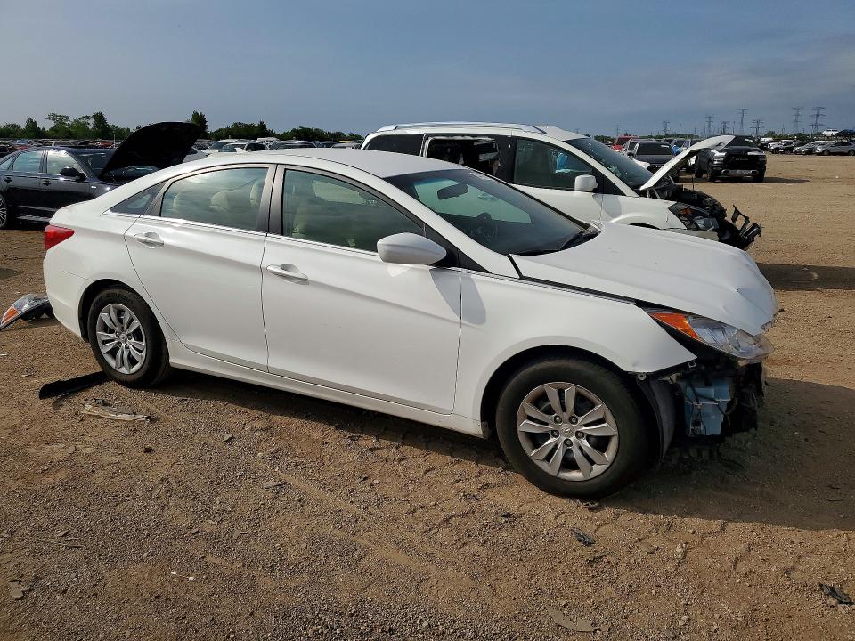 2011 Hyundai Sonata VIN 5NPEB4AC7BH180308 COPART salvage auction — FRONT END, Il - Salvage Certificate, sold $575 on 2026-07-09 (photo 4)