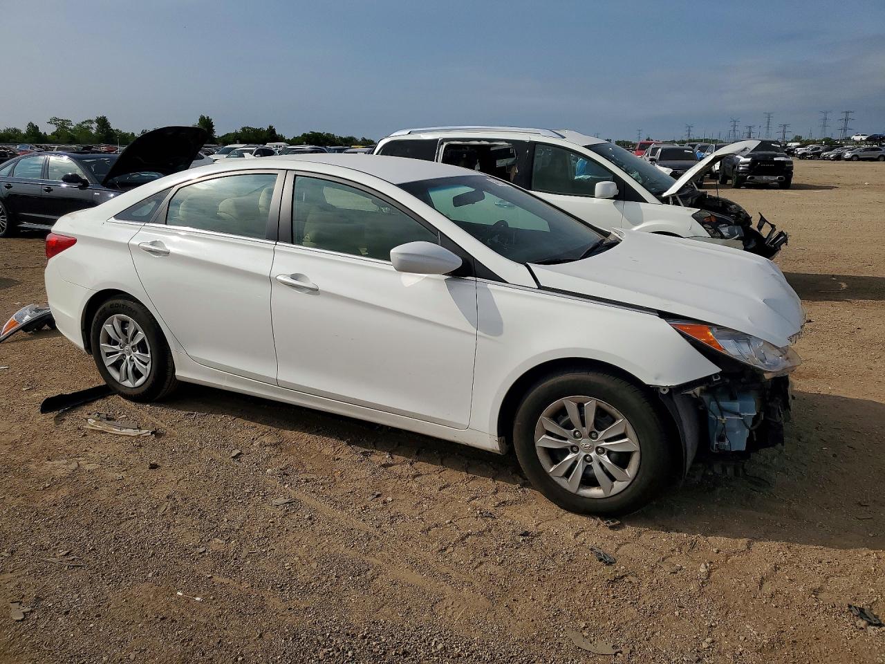 2011 Hyundai Sonata VIN 5NPEB4AC7BH180308 COPART salvage auction — Front End, IL - SALVAGE CERTIFICATE, sold $575 on 2026-07-02 (photo 4)