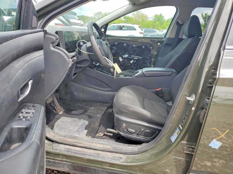 2025 Hyundai Tucson VIN 5NMJBCDE0SH446643 COPART salvage auction — FRONT END, Il - Salvage Certificate, sold $8,000 on 2026-07-29 (photo 7)