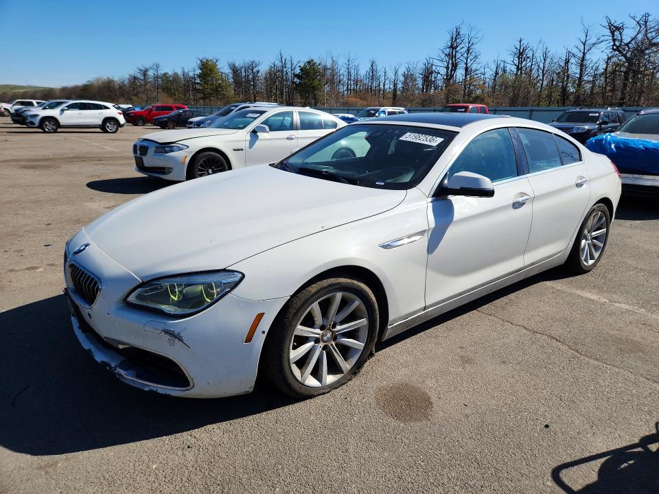 2016 BMW 6er VIN WBA6D2C58GGT65946 COPART salvage auction — MINOR DENT/SCRATCHES, Ny - Mv907A-Parts Only, sold $4,000 on 2026-08-19 (photo 1)