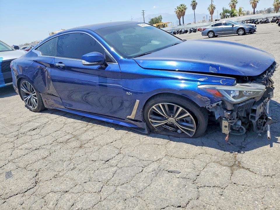 2017 Infiniti VIN JN1EV7EL0HM551989 COPART salvage auction — FRONT END, Ca - Salvage Certificate, sold $2,900 on 2026-07-06 (photo 4)