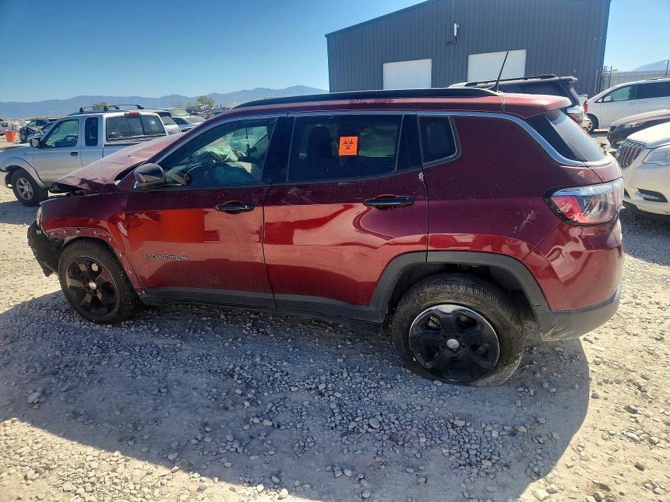 2021 Jeep VIN 3C4NJDBB6MT529700 COPART salvage auction — FRONT END, Ut - Salvage Certificate, sold $775 on 2026-07-02 (photo 2)