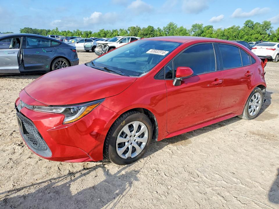 2020 Toyota VIN 5YFEPRAE5LP104798 COPART salvage auction — REAR END, TX - SALVAGE VEHICLE TITLE (P), sold $1,650 on 2026-07-24 (photo 1)
