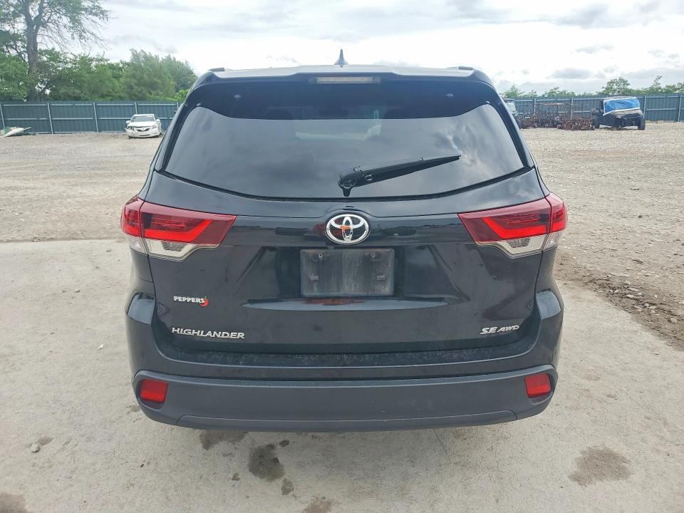 2019 Toyota VIN 5TDJZRFH1KS625728 COPART salvage auction — FRONT END, Mo - Salvage Certificate Of Title, sold $5,400 on 2026-07-13 (photo 6)