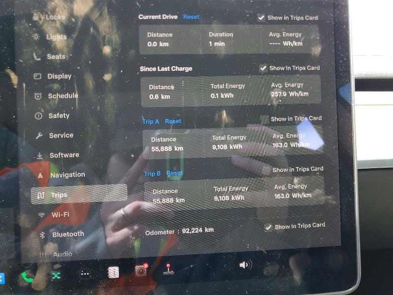 2021 Tesla Model 3 VIN 5YJ3E1EA8MF848625 COPART salvage auction — SIDE, ON - PERMIT NO BRAND - UNFIT, sold $12,600 on 2026-07-16 (photo 9)