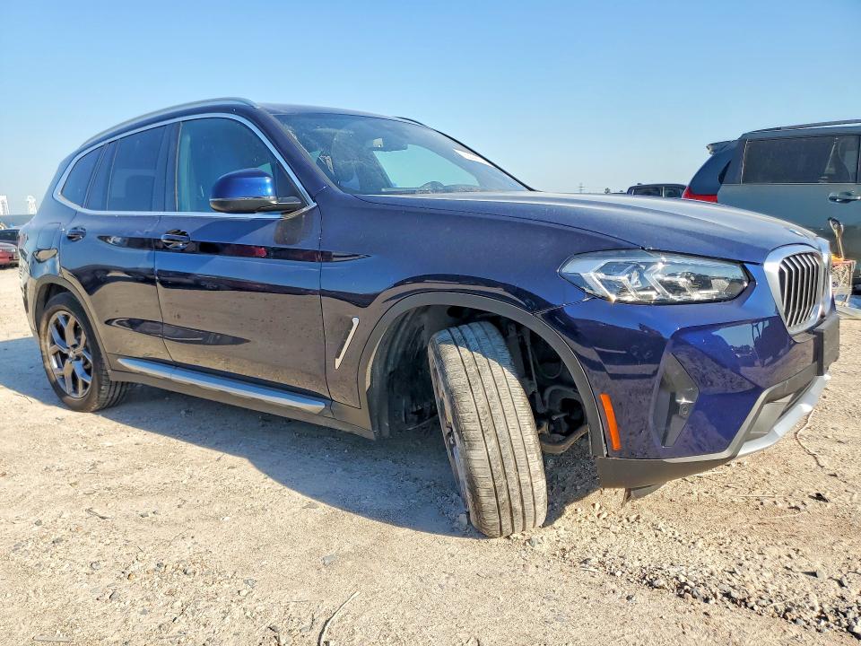2022 BMW X3 VIN 5UX43DP0XN9M21134 COPART salvage auction — UNDERCARRIAGE, Tx - Salvage Vehicle Title, sold $15,600 on 2026-07-10 (photo 4)