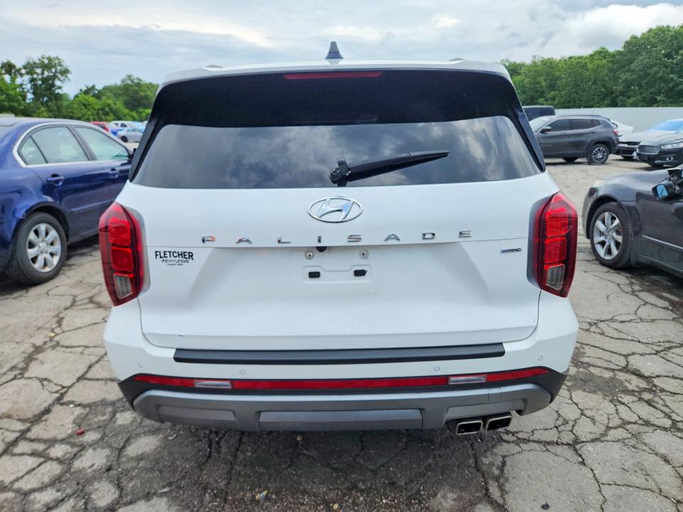 2023 Hyundai Palisade VIN KM8R5DGE4PU594964 COPART salvage auction — HAIL, Mo - Salvage Certificate Of Title, sold $11,300 on 2026-07-03 (photo 6)