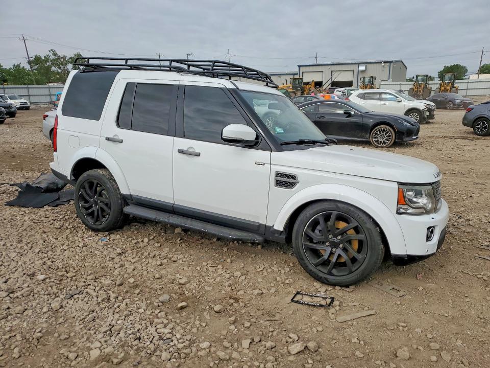 2016 Land rover VIN SALAG2V62GA829299 COPART salvage auction — FRONT END, Il - Salvage Certificate, sold $2,600 on 2026-07-29 (photo 4)