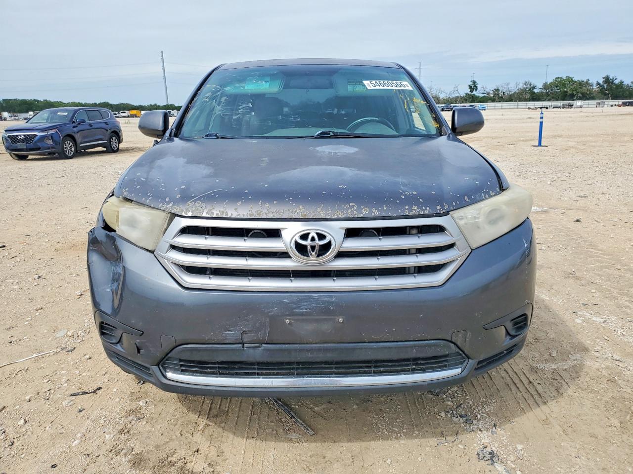 2012 Toyota Highlander VIN 5TDZK3EH5CS073626 COPART salvage auction — Front End, TX - CERTIFICATE OF TITLE (P), sold $3,400 on 2026-07-09 (photo 5)