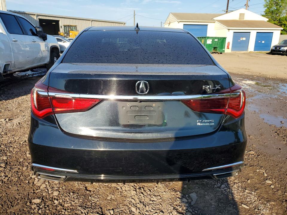 2018 Acura RLX VIN JH4KC1F58JC000934 COPART salvage auction — FRONT END, Pa - Certificate Of Salvage, sold $5,000 on 2026-07-08 (photo 6)