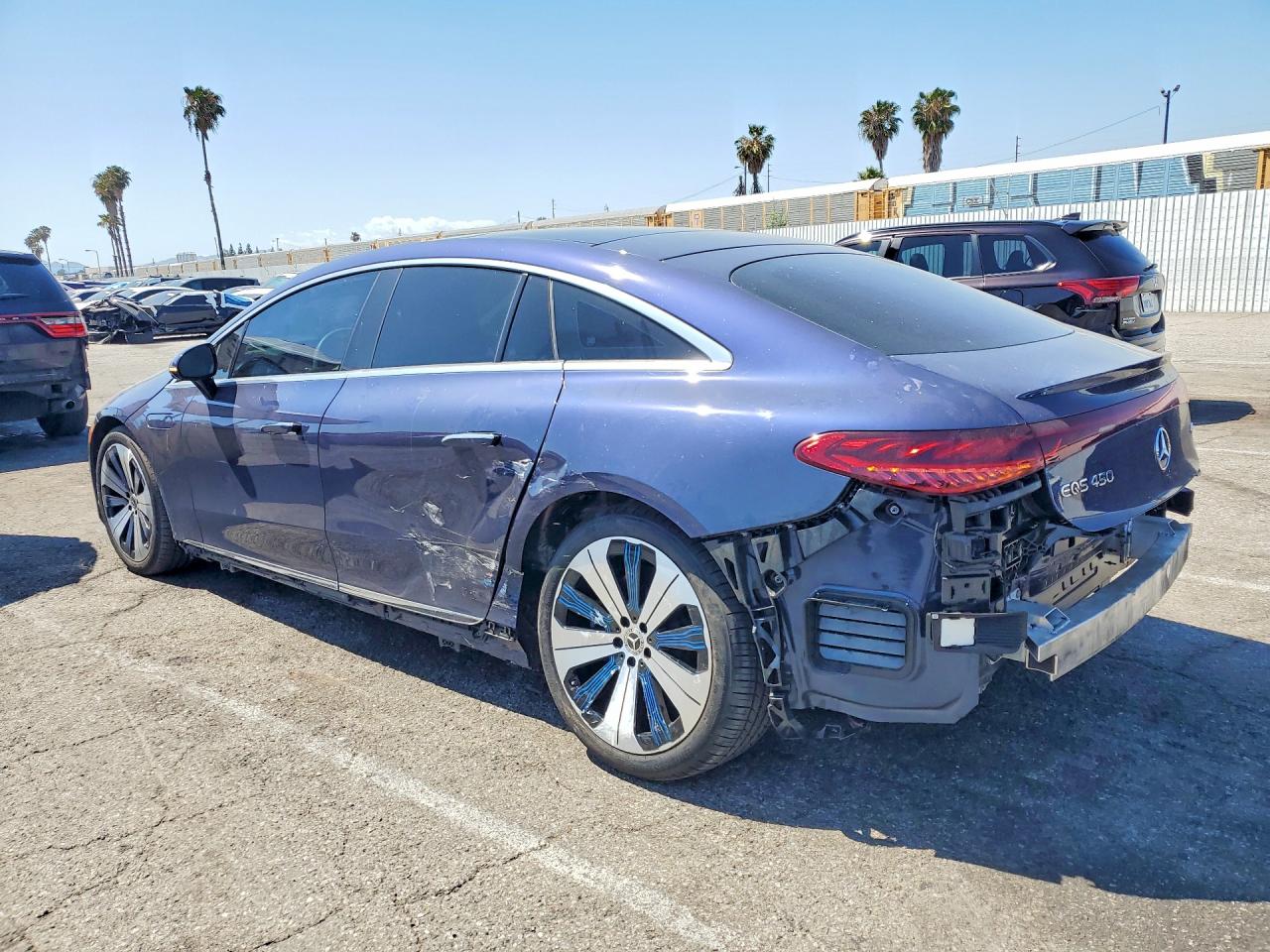 2023 Mercedes-Benz EQS VIN W1KCG2EB9PA039968 COPART salvage auction — Rear End, CA - SALVAGE CERTIFICATE, sold $26,000 on 2026-07-10 (photo 2)