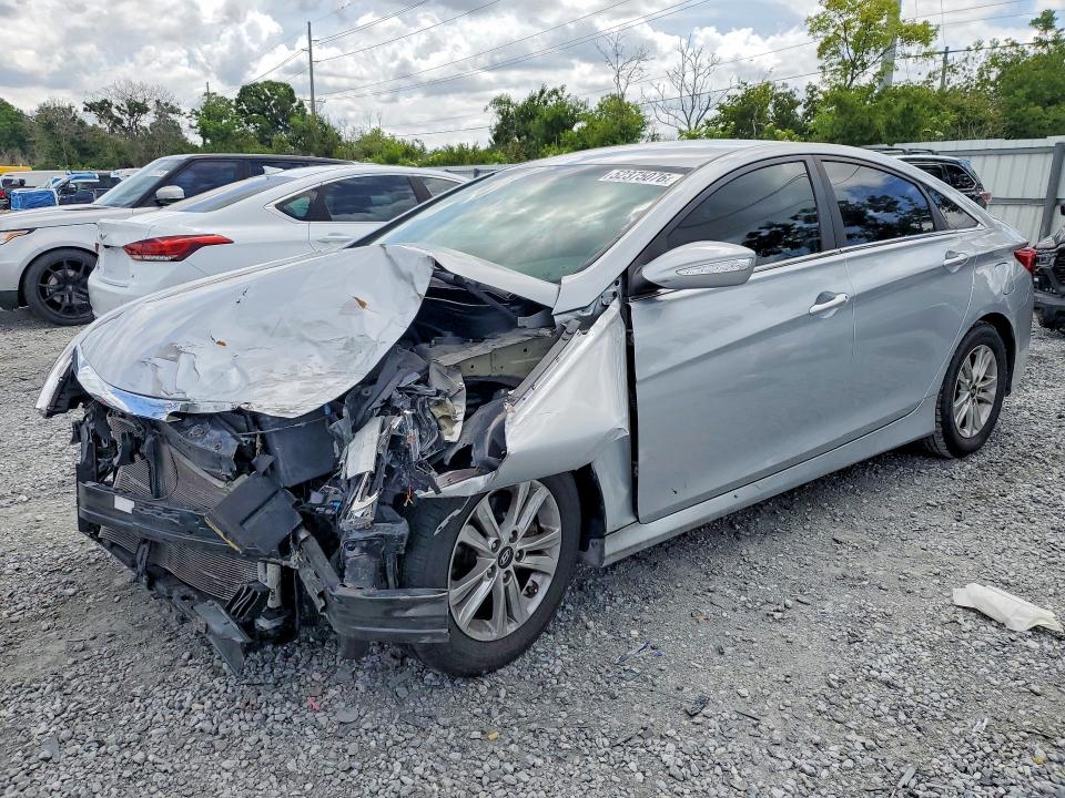 2014 Hyundai VIN 5NPEB4ACXEH919434 COPART salvage auction — FRONT END, Fl - Certificate Of Destruction, sold $900 on 2026-07-31 (photo 1)