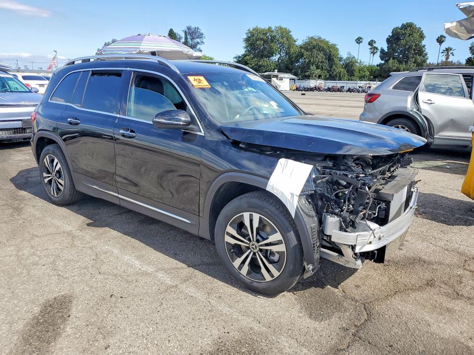 2025 Mercedes-benz Glb VIN W1N4M4GB1SW409976 COPART salvage auction — FRONT END, Ca - Salvage Certificate, sold $6,200 on 2026-07-16 (photo 4)