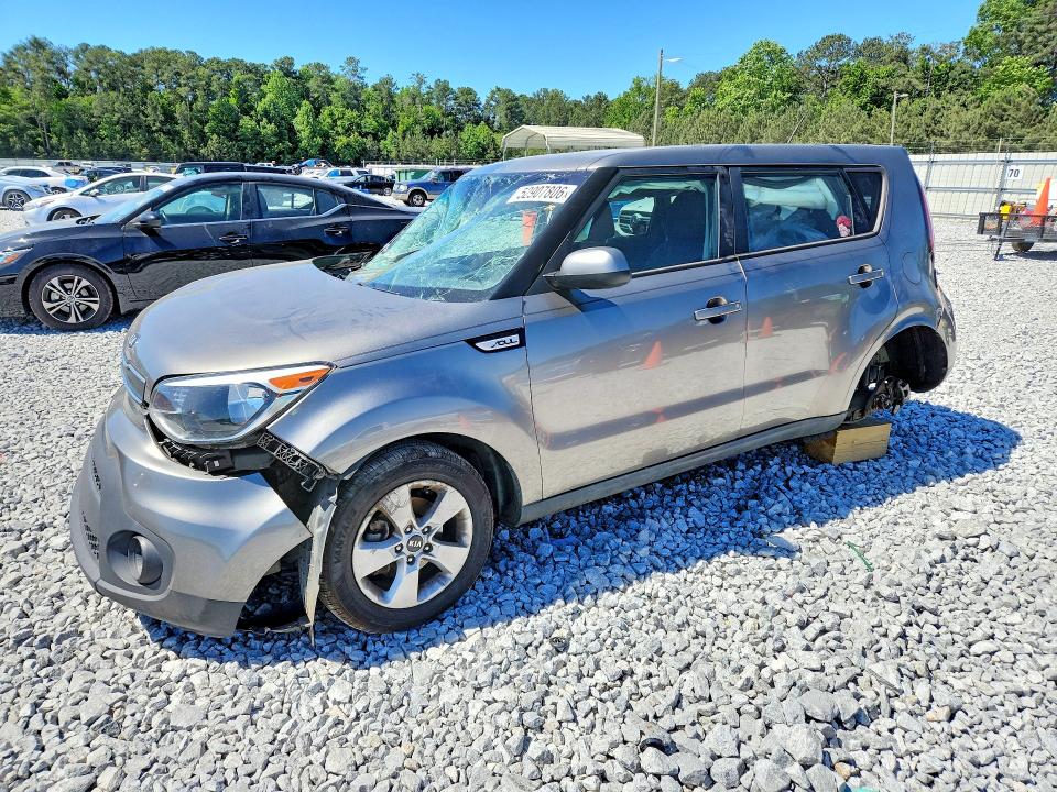 2019 Kia Soul VIN KNDJN2A29K7020100 COPART salvage auction — FRONT END, Ga - Cert Of Title-Salvage, sold $375 on 2026-07-23 (photo 1)