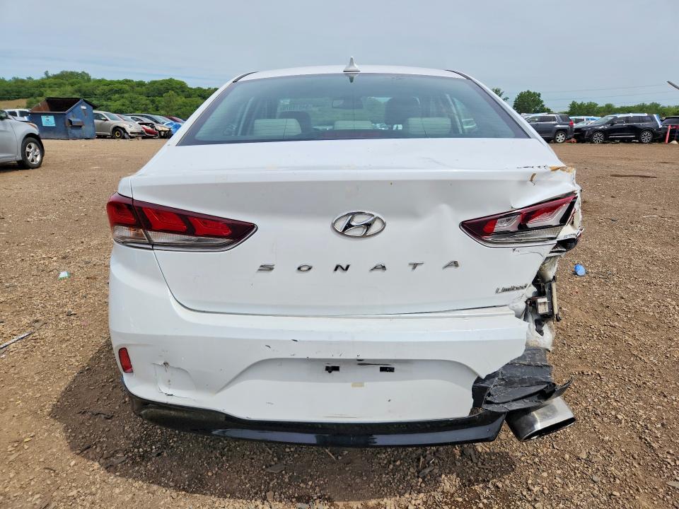 2019 Hyundai Sonata VIN 5NPE34AF9KH808568 COPART salvage auction — REAR END, Il - Salvage Certificate, sold $1,950 on 2026-07-24 (photo 6)