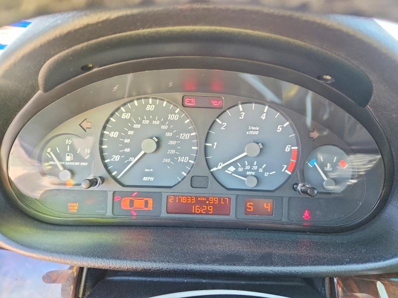 2002 BMW 3 series VIN WBABS33422JY59376 COPART salvage auction — SIDE, Tx - Salvage Vehicle Title, sold $525 on 2026-07-02 (photo 9)