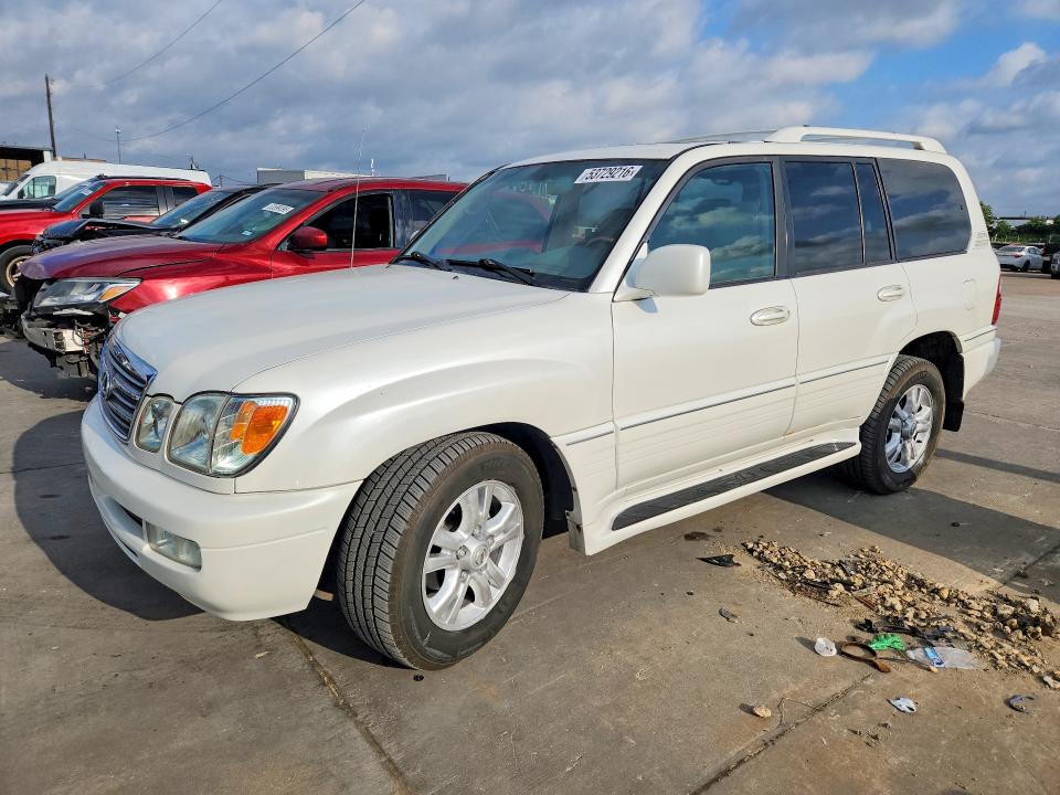 2004 Lexus Lx 470 VIN JTJHT00W143540053 COPART salvage auction — NORMAL WEAR, Mn - Certificate Of Title, sold $7,500 on 2026-07-07 (photo 1)