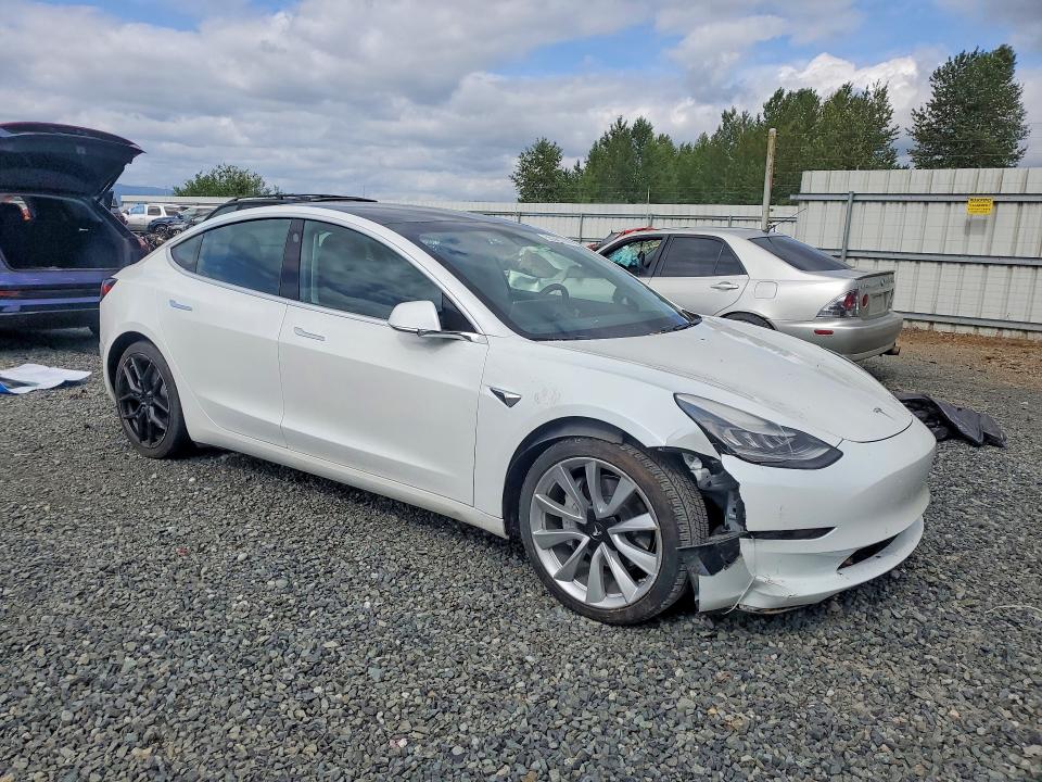 2020 Tesla VIN 5YJ3E1EAXLF709112 COPART salvage auction — FRONT END, Salvage Title, sold $60 on 2026-07-27 (photo 4)