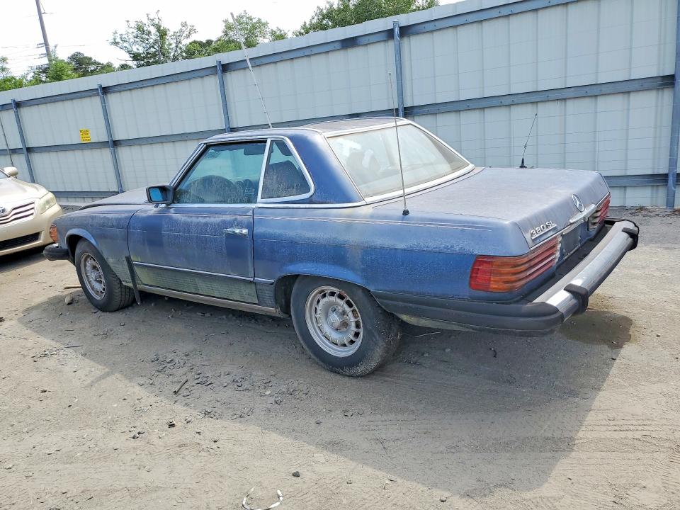 1984 Mercedes-benz 380 VIN WDBBA45A1EA011426 COPART salvage auction — MINOR DENT/SCRATCHES, Ga - Certificate Of Title (P), sold $2,750 on 2026-07-30 (photo 2)