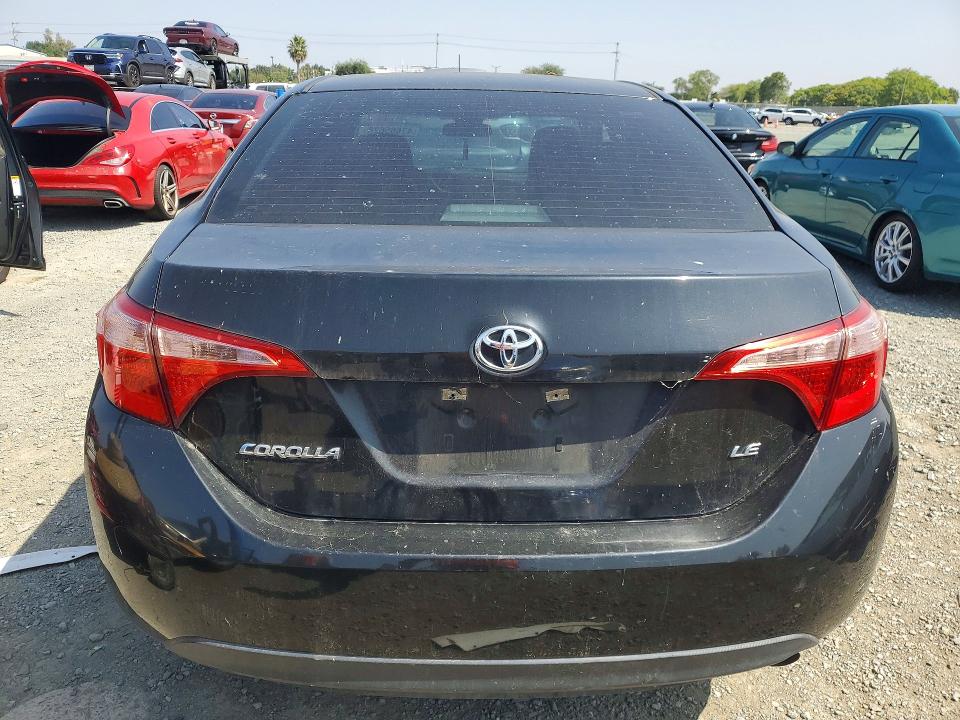 2018 Toyota Corolla VIN 5YFBURHEXJP833569 COPART salvage auction — FRONT END, Ca - Non-Repairable Vehicle Cert, sold $125 on 2026-07-28 (photo 6)
