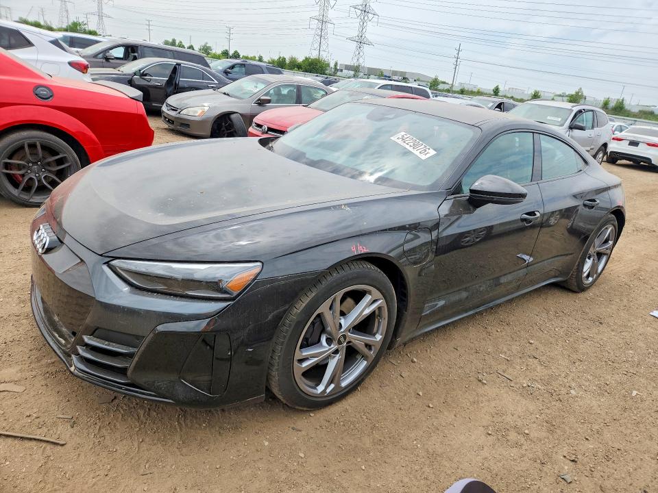 2023 Audi E-tron gt VIN WAUFJBFW4P7002718 COPART salvage auction — SIDE, Il - Salvage Certificate, sold $24,600 on 2026-07-28 (photo 1)