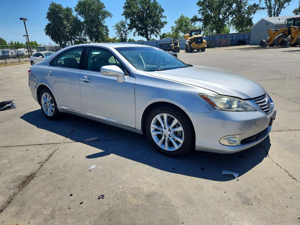 2011 Lexus ES VIN JTHBK1EG3B2461262 COPART salvage auction — FRONT END, Ca - Salvage Certificate, sold $1,300 on 2026-07-27 (photo 4)