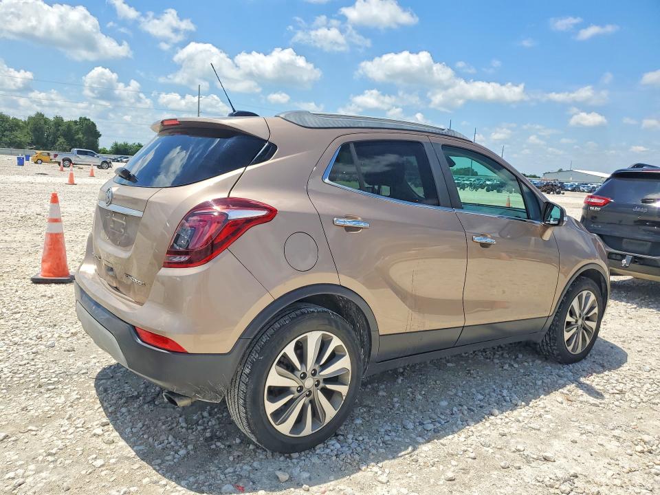 2018 Buick Encore VIN KL4CJASB4JB718780 COPART salvage auction — REAR END, Tx - Salvage Vehicle Title, sold $2,100 on 2026-07-30 (photo 3)