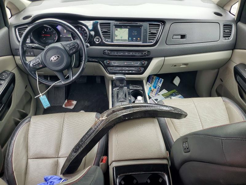 2018 Kia SEDONA VIN KNDMC5C14J6372370 COPART salvage auction — FRONT END, Ca - Salvage Certificate, sold $4,450 on 2026-07-17 (photo 8)