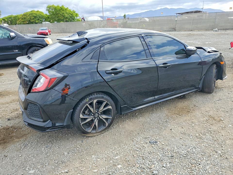 2019 Honda Civic VIN SHHFK7G45KU222395 COPART salvage auction — SIDE, Ca - Salvage Certificate, sold $2,700 on 2026-07-24 (photo 3)