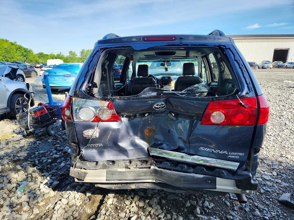 2009 Toyota Sienna VIN 5TDBK22C99S024040 COPART salvage auction — FRONT END, Nj - Cert Of Title-Salvage, sold $1,050 on 2026-07-27 (photo 6)