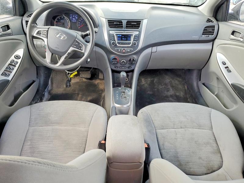 2016 Hyundai Accent VIN KMHCT4AE4GU983804 COPART salvage auction — REAR END, On - Permit Salvage, sold $250 on 2026-07-28 (photo 8)