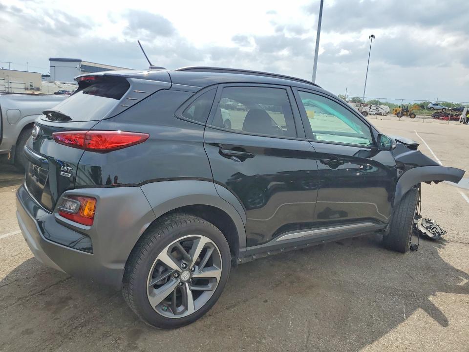 2018 Hyundai VIN KM8K5CA57JU112676 COPART salvage auction — FRONT END, Oh - Cert Of Title-Salvage, sold $2,325 on 2026-07-21 (photo 3)
